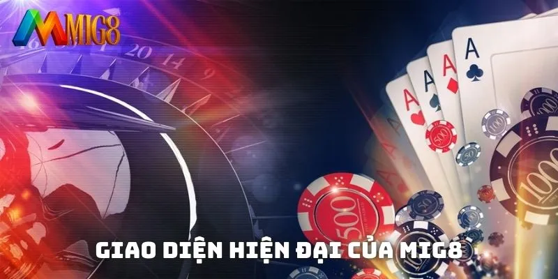 Giao diện hiện đại đến từ thương hiệu nhà cái MIG8