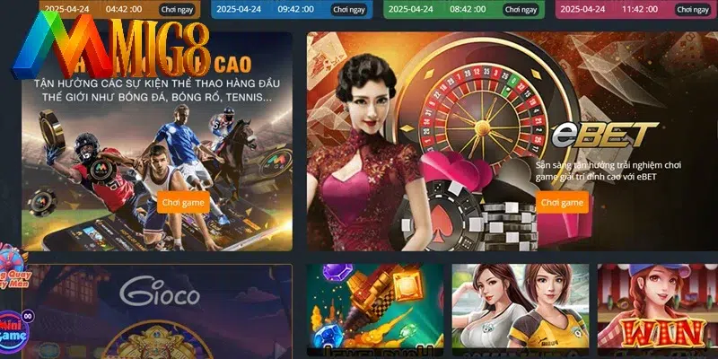 Tận hưởng kho game săn thưởng đa dạng thể loại